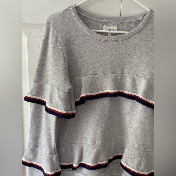 Lou & Grey Women’s Layered Ruffle Sweater Size S - Picture 7 of 11
